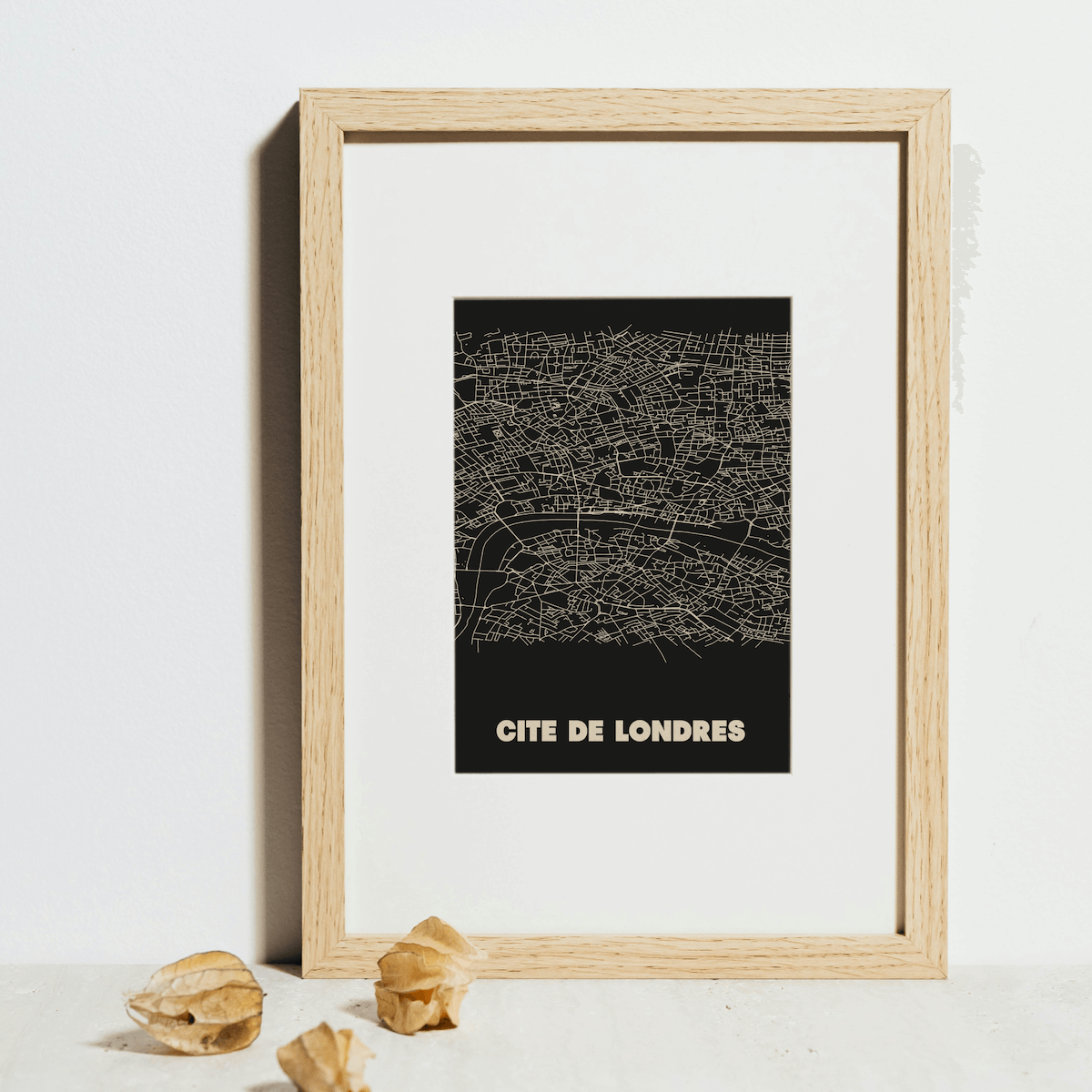 Poster Londres dans un salon élégant