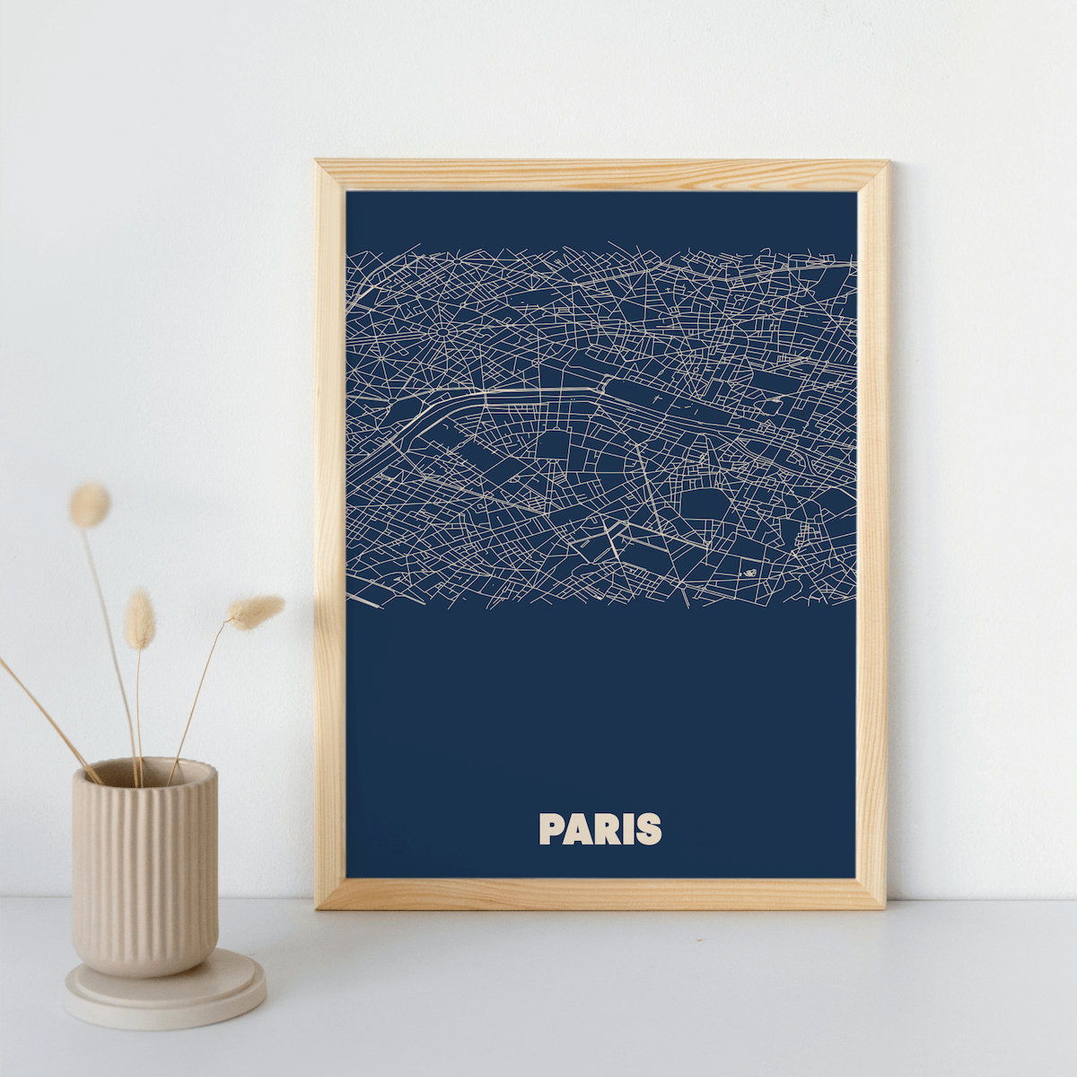 Poster Paris dans un intérieur moderne